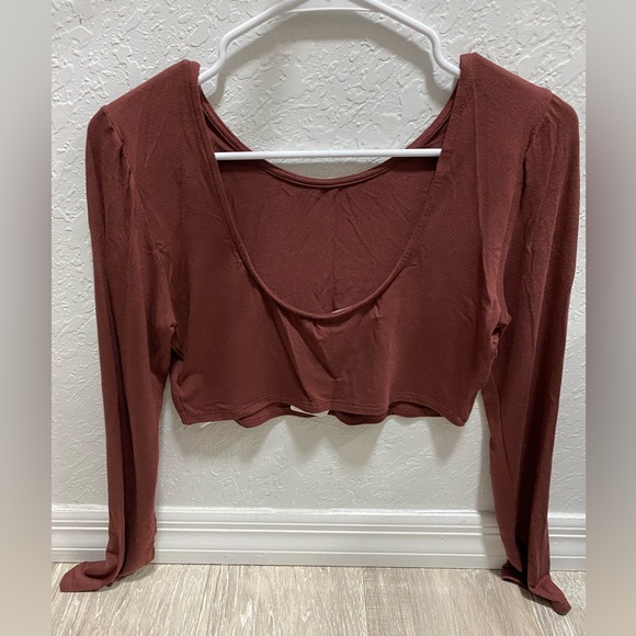 Free People Beach Alia Crop Top in Taupe BNWT - Picture 2 of 5
